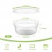 AOZITA 36 Sets 8 oz Plastic Deli Food Containers With Lids, Airtight Food Storage Containers, Freezer/Dishwasher/Microwave Safe, Soup Containers For Takeout Meal Prep Storage