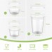 AOZITA 48 Sets Plastic Deli Containers With Lids, 8 oz 16oz 32oz Variety pack, Airtight Food Storage Containers, Freezer/Dishwasher/Microwave Safe, Soup Containers For Takeout Food Storage