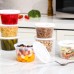 AOZITA 64 Sets 16 oz Plastic Deli Containers With Lids, Airtight Food Storage Containers, Freezer/Dishwasher/Microwave Safe, Containers For Takeout Meal Prep Storage