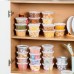 AOZITA 64 Sets 16 oz Plastic Deli Containers With Lids, Airtight Food Storage Containers, Freezer/Dishwasher/Microwave Safe, Containers For Takeout Meal Prep Storage